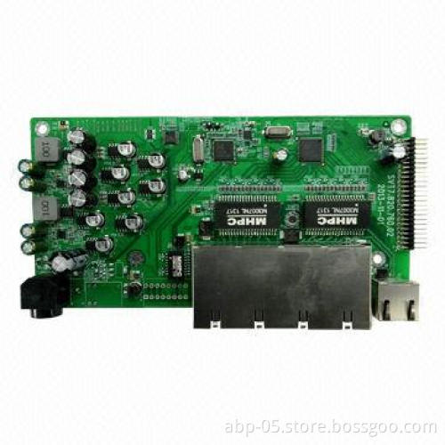 2-layered PCB Assembly for Industrial, SMD + DIP Assembly Process